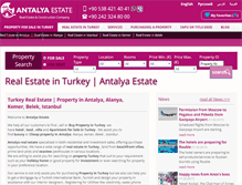 Tablet Screenshot of antalyaestate.net